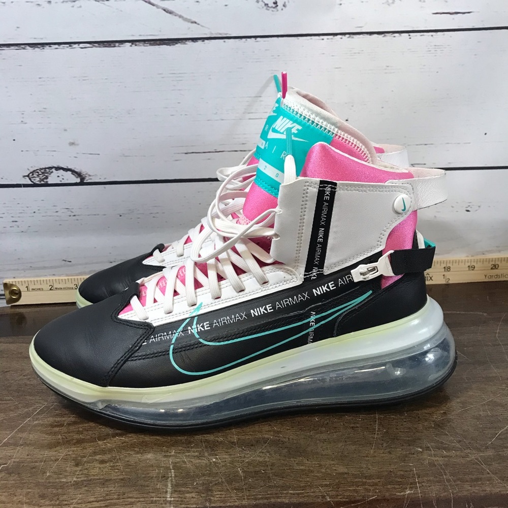 Mens 2018 Nike Air Max 720 Saturn Miami Vice AO2110-002 South Beach Shoes Size 9